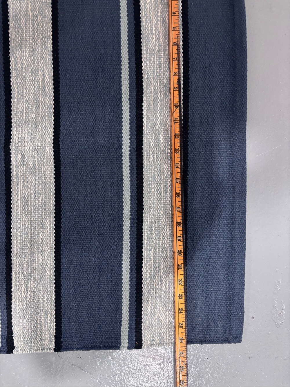 Hugger mugger Navy and White Striped yoga mat - Picture 2 of 4